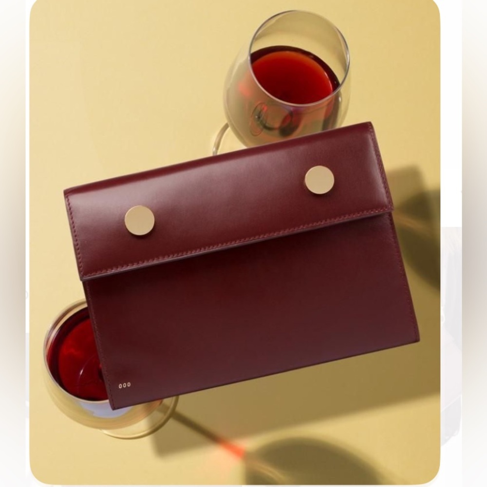 R.S.V.P. Paris Golden Eyes calfskin crossbody bag